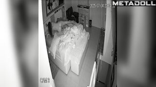 Tattooed couple knows how to please each other / home secret tape