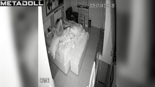 Tattooed couple knows how to please each other / home secret tape