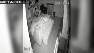 Tattooed couple knows how to please each other / home secret tape