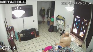 Bald old fart s cutting his nails now - spy camera