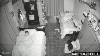 Friends sleeping after hot night party / home tape