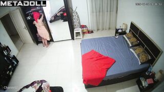 Sneaky neighbor installed a camera in her bedroom to get some pleasure