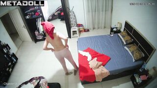 Sneaky neighbor installed a camera in her bedroom to get some pleasure