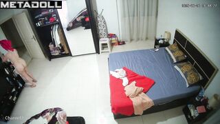 Sneaky neighbor installed a camera in her bedroom to get some pleasure