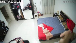 Sneaky neighbor installed a camera in her bedroom to get some pleasure