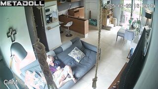 Horny milf masturbating and talking on the phone with her lover