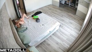 She uses new masturbation technique to achieve the highest pleasure
