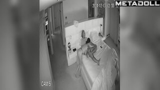 This guy having sex with a milf and her sexy daughter