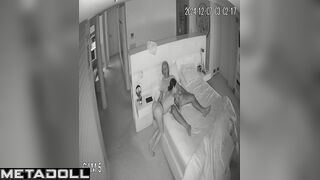 This guy having sex with a milf and her sexy daughter