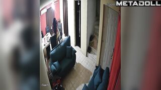 Old fart fingered his stepdaughter in gardening gloves
