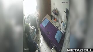 She doesn't suspect that her smiling neighbor installed a camera