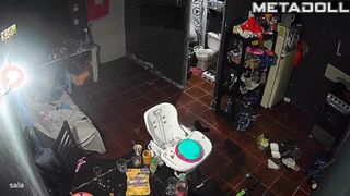 Black mommy is getting ready for bed (solo scenes)