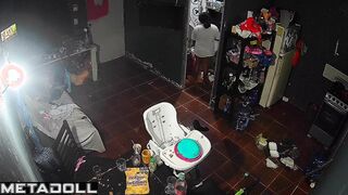 Black mommy is getting ready for bed (solo scenes)