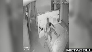 His lover's daughter making him blowjob (swinger home)