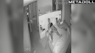 His lover's daughter making him blowjob (swinger home)