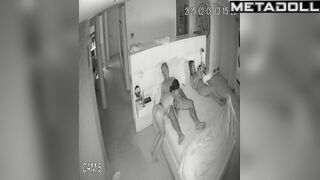 His lover's daughter making him blowjob (swinger home)