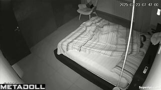 Boyfriend and girlfriend made it under the blanket after quarrel