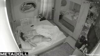 Slim pregnant lady enjoying cowgirl sex with her husband