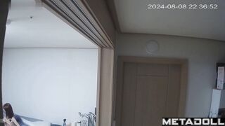 Asian wife and husband enjoying sex in the silence
