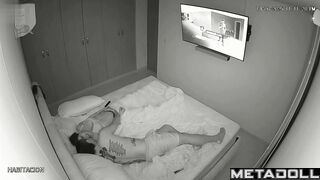 The TV was just in the background (hot hidden sex)