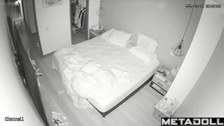 European married couple having wild sex in the night