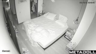 European married couple having wild sex in the night
