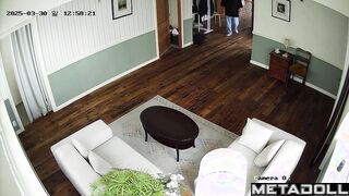 Sexy asian girl was photographed in doggystyle position