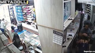 Couple fucking right at work / they're about to get caught