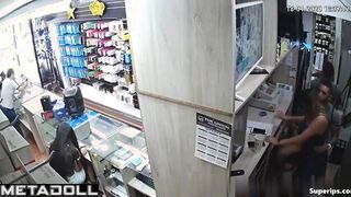 Couple fucking right at work / they're about to get caught