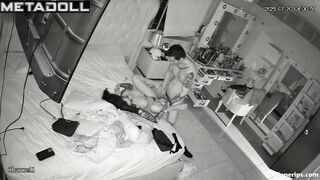 Tattooed couple enjoying their first passionate night