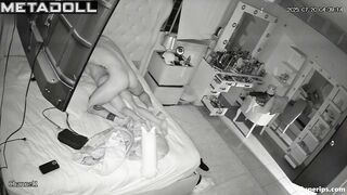 Tattooed couple enjoying their first passionate night