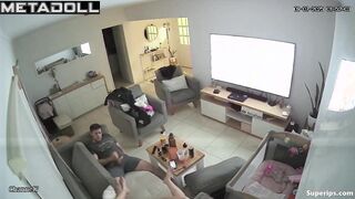 Jerking off didn't help this guy, so he had to fuck his girlfriend