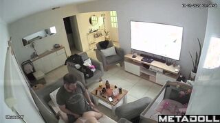 Jerking off didn't help this guy, so he had to fuck his girlfriend