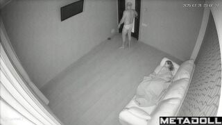 A lustful man came into his wife's room to make up (and have sex)