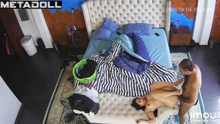Hot and passionate sex amid a little chaos in the bedroom