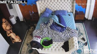 Hot and passionate sex amid a little chaos in the bedroom