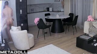 A temperamental man fucked his female colleague right on the table