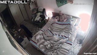 A cunning granny playing with her husband's penis made him aroused