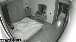 Secret recording continued through the night in their bedroom