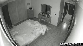 Secret recording continued through the night in their bedroom
