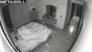 Secret recording continued through the night in their bedroom