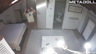 Her body is awesome, look now (home hidden camera)