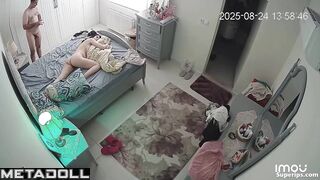 Couple fucking hot, unaware of the storm brewing outside
