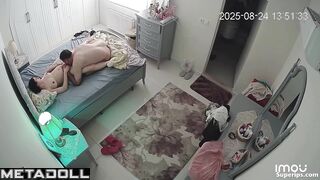 Couple fucking hot, unaware of the storm brewing outside