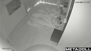 He pulled her close, never imagining another presence in the room