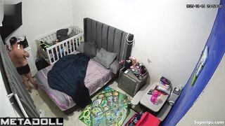 Spouses rested, never suspecting intruding, watchful eyes