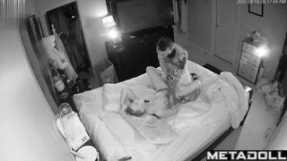 Young tattooed couple enjoying perfect romantic evening