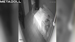 Chubby spouses do this every night (secret bedroom camera)