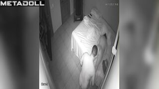 Chubby spouses do this every night (secret bedroom camera)