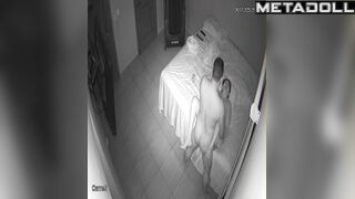 Chubby spouses do this every night (secret bedroom camera)